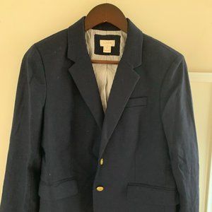 J.Crew Navy Blue Parker Blazer Size 10
